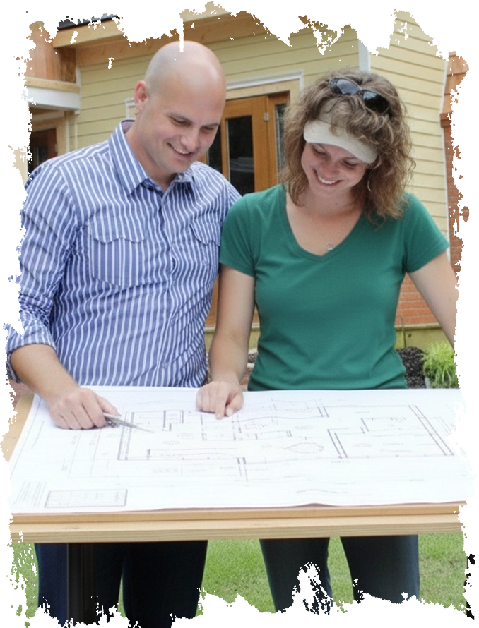 Fern of Vision Accomplished providing landscape construction oversight and plan review for an Atlanta homeowner.